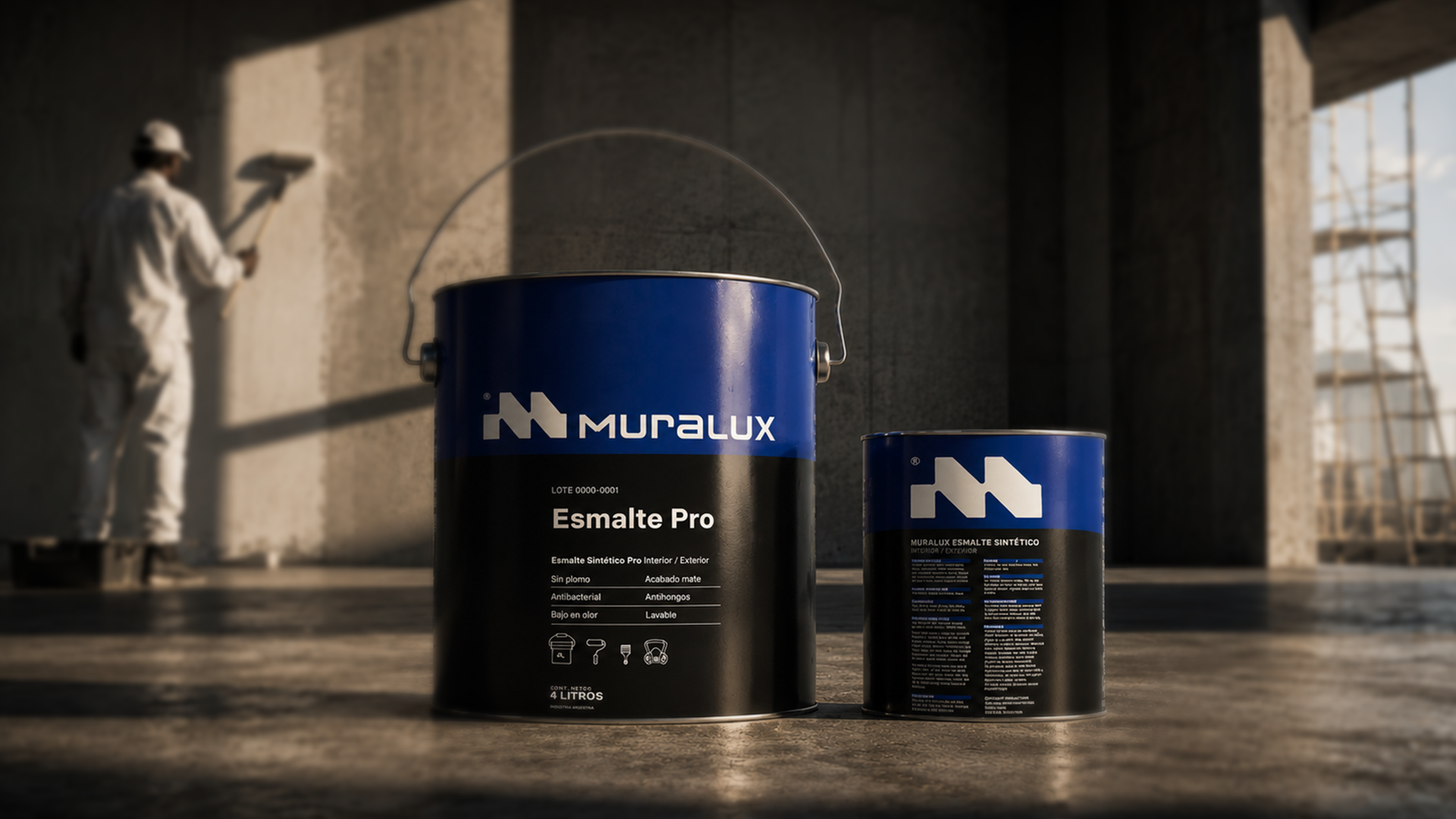 Muralux — Sistema aplicado